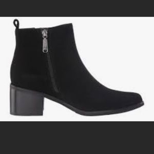 Blondo Elvina Waterproof Black Suede Booties